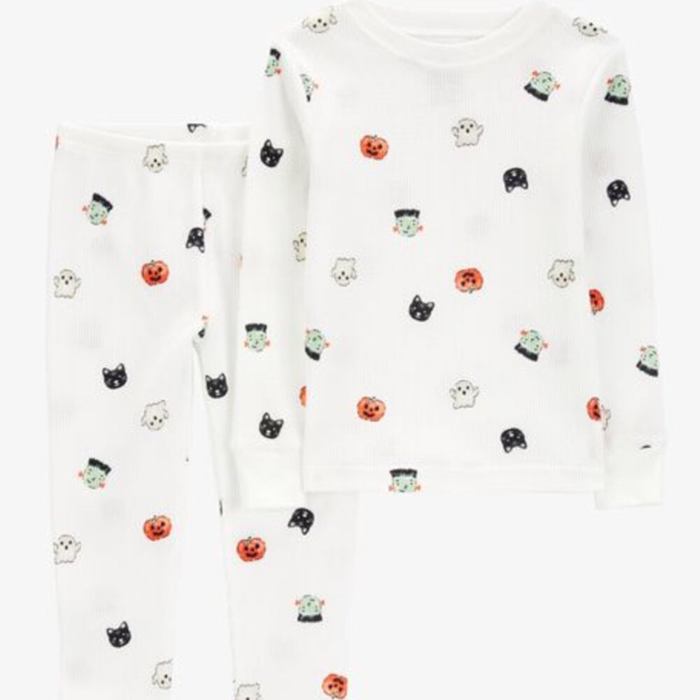 NWOT Carter's Halloween Pajamas 5T Toddler 2-Piece Halloween Cotton Blend Pajama